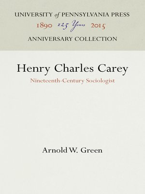 cover image of Henry Charles Carey
